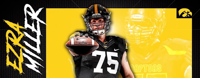 Ezra Miller announced his decision to transfer from the Iowa football program on May 21, 2020.